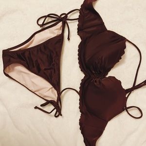 Maroon Bikini